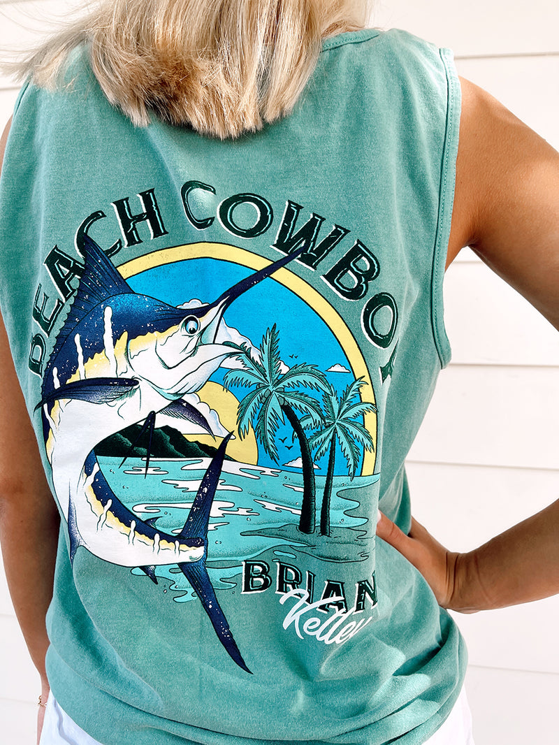 Brian-kelley-seafoam-island-sailfish-tank-back-lifestyle